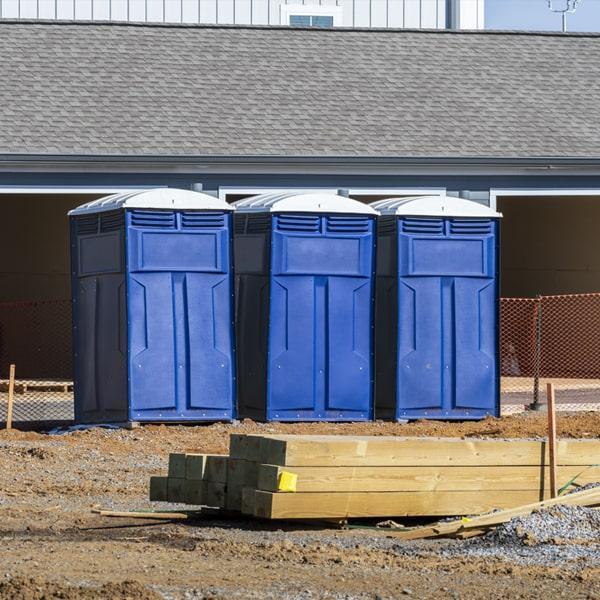 Heavy-duty construction site porta potty in Farmington, New Mexico